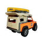 Kempingové auto Jeep so svetlami a zvukmi - oranžové